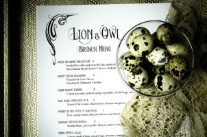 Lion And Owl menu