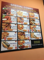 Family Wings Philly menu