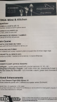 VINIA Wine Bar menu
