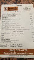 Brunello menu