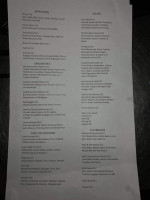 The Tavern On Central menu