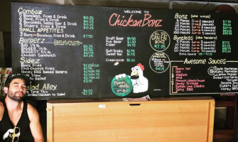 Chicken Bonz menu