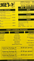 Hienies Shrimp House menu