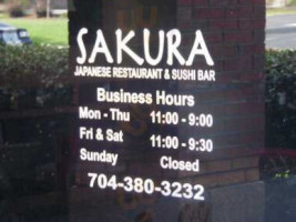Sakura Japanese Restaurant Sushi Bar outside