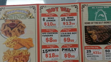St. Louis Fish Chicken Grill menu