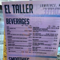 El Taller menu