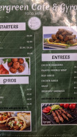 Evergreen Cafe And Gyro menu