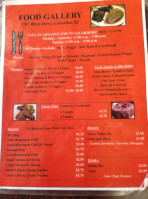 Food Gallery menu