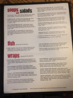 The Watering Hole menu