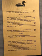 Canard menu