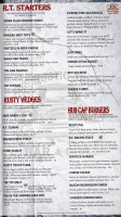 The Rustic Truck Grill menu