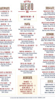 Osteria 106 menu
