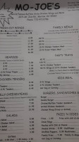 Mo-joe's Buffalo Style Chicken Wings menu