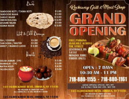 Rockaway Grill And Meat Shop menu