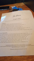 San Fermo menu