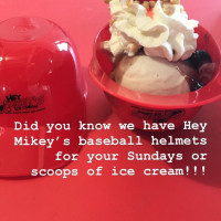 Hey Mikey's Ice Cream food