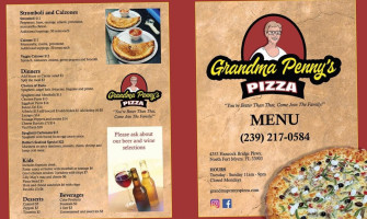 Grandma Penny's Pizza menu