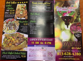 Grape Leaf Express menu