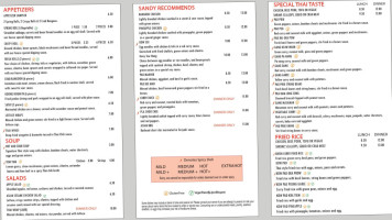 Bangkok Cuisine (15 Mile Rd) menu