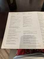 Gusto Ristobar menu