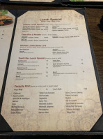Ichiro Fusion Lounge menu