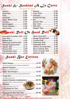 Fuji Sushi Asian Cuisine menu