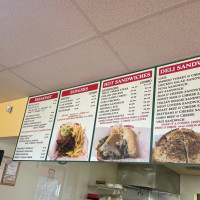 Freddy's Deli Grill menu