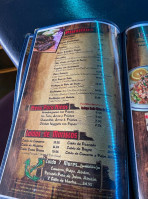 Costa Azul menu