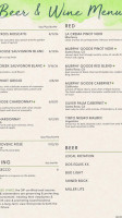 Bellagreen menu