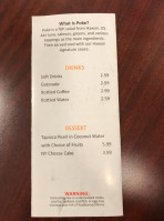 Hawaii Grill Sushi menu