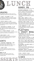The Crazy Cucumber 352 Eatery And menu