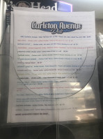 Carleton Avenue Deli menu