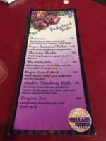 Orleans Bistro Grill menu
