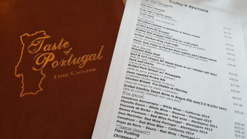 Taste Of Portugal menu