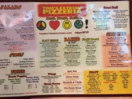 Tom's Extreme Pizzeria menu