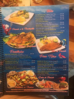 Mariscos El Paraíso De Sinaloa menu