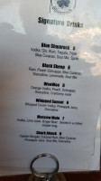 The Blue Shamrock menu
