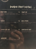 Bourbon Street By Single Barrel menu