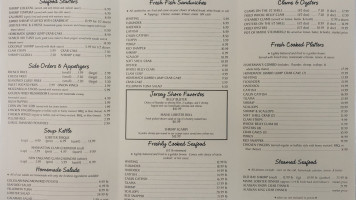 Jody Jodee's Fishery menu
