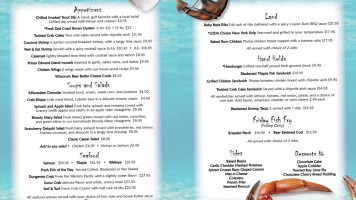 Twisted Fisherman menu