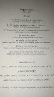 Bar Crudo menu
