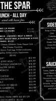 The Spar Restaurant Bar menu
