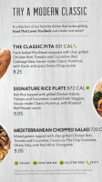 Roti Mediterranean Bowls. Salads. Pitas. menu