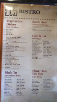 Le Bistro Vietnamese menu