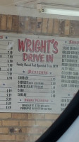 Wright's Drive In inside