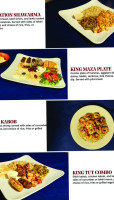 King Tut menu