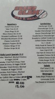 Grand Slam Grill menu