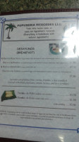 Pupuseria Mercedes Llc menu