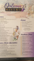 Orleans Bistro Grill menu