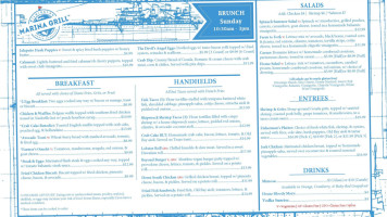 Marina Grill menu